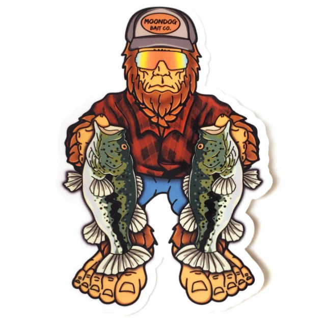 Bass Sasquatch Sticker