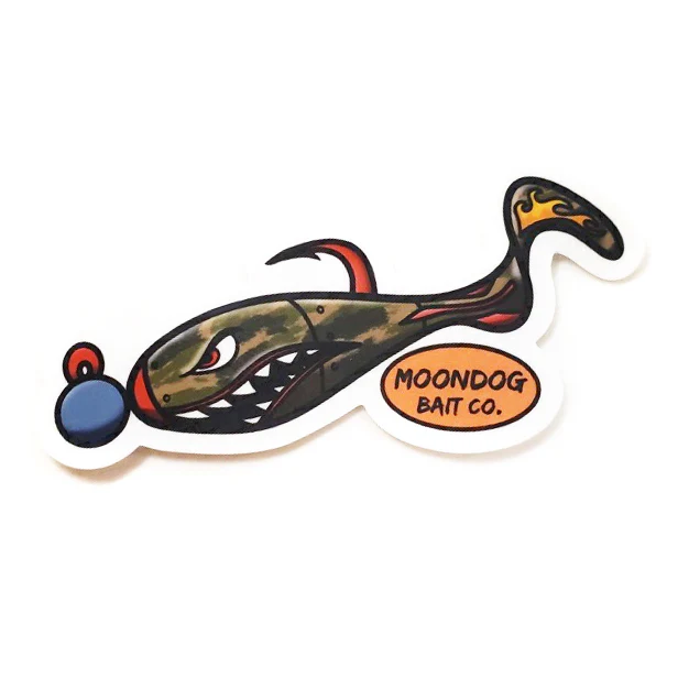Curly Tail Camo Flying Tiger Sticker