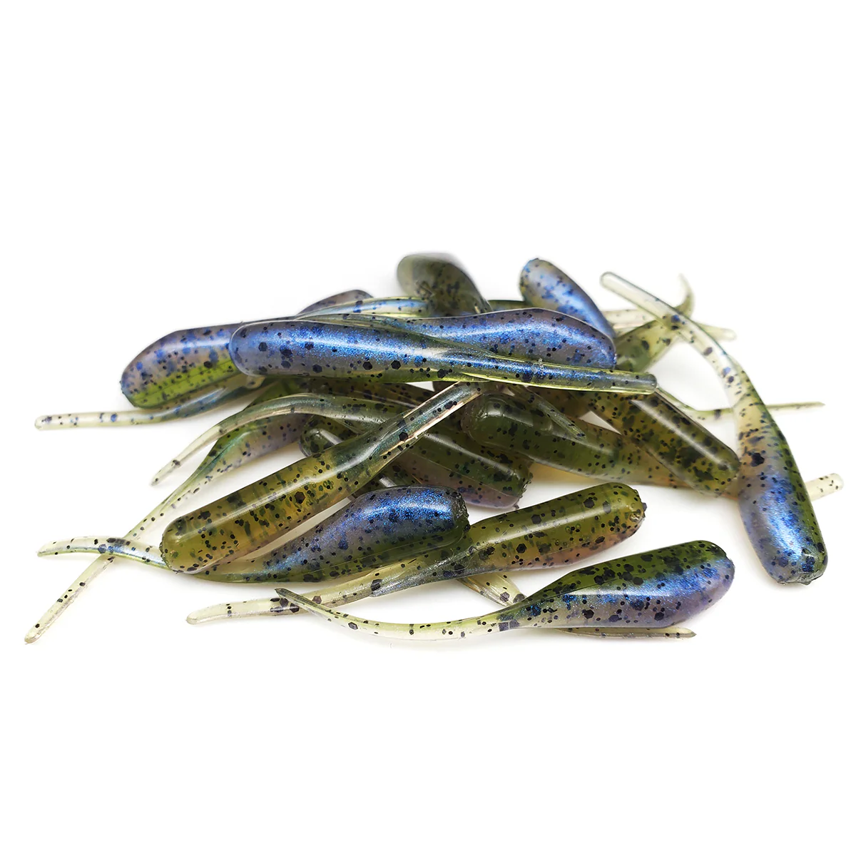 Electric Watermelon - 1" Micro Shad Stinger Tails