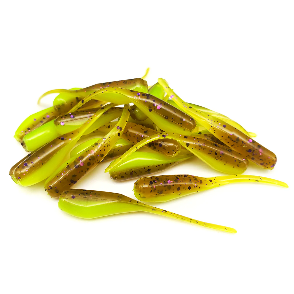 Pumpkin Chartreuse - Shad Stinger Tails